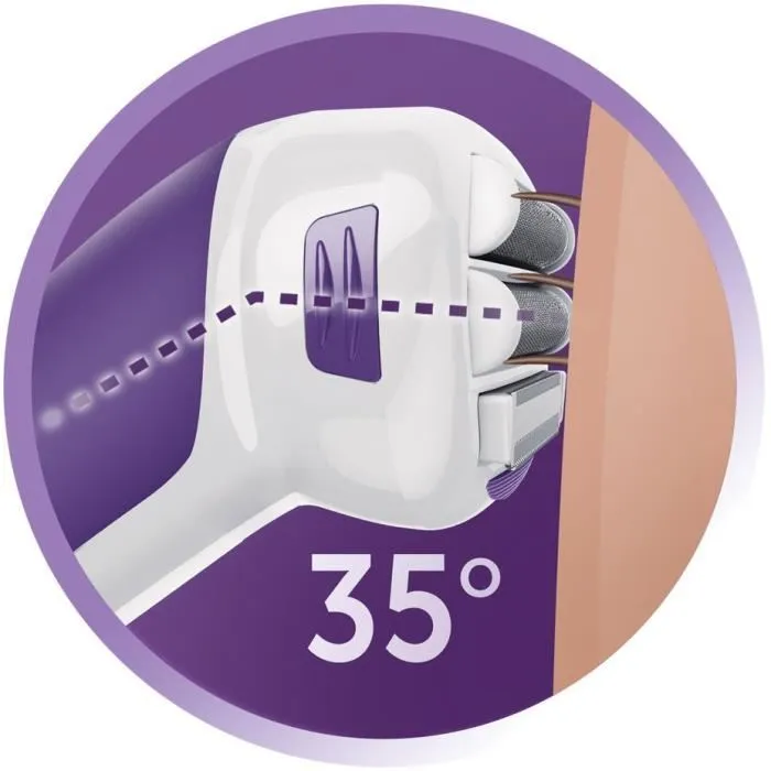 Remington WDF5030 Rasoir Électrique Femme Étanche Rechargeable Smooth Silky, Bande Hydratante à l'Huile d'Amande