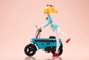 Megami Device figurine Buster Doll Series Plastic Model Kit 1/1 Knight Alice with Honda AB12 Motocompo 15 cm