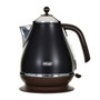 DeLonghi Icona Vintage KBOV 2001.BK - Bouilloire 1,7 L Noir mat / Chocolat
