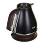 DeLonghi Icona Vintage KBOV 2001.BK - Bouilloire 1,7 L Noir mat / Chocolat
