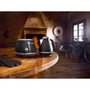 DeLonghi Icona Vintage KBOV 2001.BK - Bouilloire 1,7 L Noir mat / Chocolat