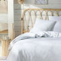 Today Parure de lit en gaze de coton unie Craie, 2 personnes