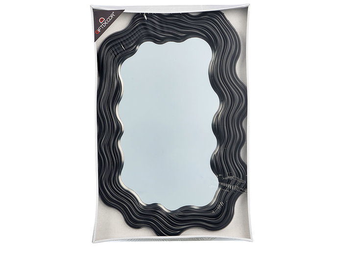 Giftdecor Miroir en plastique noir 30 x 45 cm (Set de 12) Giftdecor Miroir en plastique noir 30 x 45 cm (Set de 12)