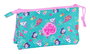 Safta Trio Porte-tout My Little Pony Magic - Boîte de rangement triple, 22 x 12 x 3 cm, recommandé à partir de 3 ans
