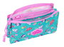 Safta Trio Porte-tout My Little Pony Magic - Boîte de rangement triple, 22 x 12 x 3 cm, recommandé à partir de 3 ans