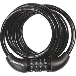 Master Lock Antivol Vélo 8221EURDPRO Câble Torsadé 1,8m