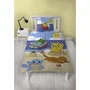 Pokemon Parure de Lit Pikachu à la Plage en Microfibre, Housse de Couette 140 x 200 cm + Taie 63 x 63 cm pour Enfant