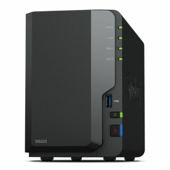 Synology DS223 DiskStation Serveur NAS 2 Baies Noir Synology DS223 DiskStation Serveur NAS 2 Baies Noir