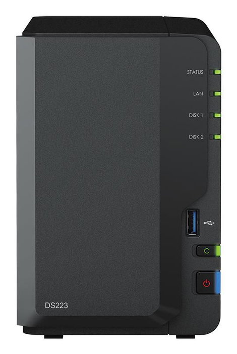Synology DS223 DiskStation Serveur NAS 2 Baies Noir Synology DS223 DiskStation Serveur NAS 2 Baies Noir