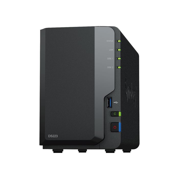 Synology DS223 DiskStation Serveur NAS 2 Baies Noir Synology DS223 DiskStation Serveur NAS 2 Baies Noir
