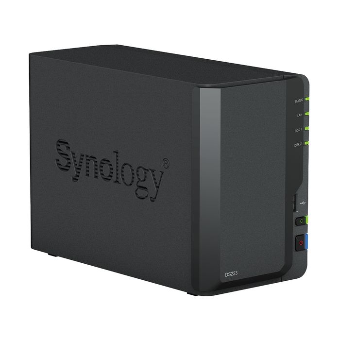 Synology DS223 DiskStation Serveur NAS 2 Baies Noir Synology DS223 DiskStation Serveur NAS 2 Baies Noir