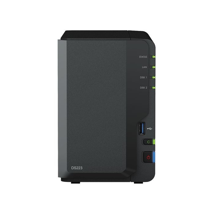 Synology DS223 DiskStation Serveur NAS 2 Baies Noir Synology DS223 DiskStation Serveur NAS 2 Baies Noir