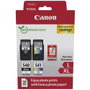 Canon PG-540L + CL-541XL Multipack Cartouches d'encre Noire et Couleur + Papier Photo 10x15cm