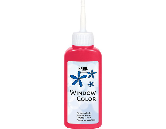 Kreul Peinture pour verre WINDOW COLOR rouge rubis 80ml Kreul Peinture pour verre WINDOW COLOR rouge rubis 80ml