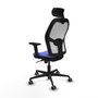 Piqueras y Crespo Chaise de Bureau 2D036G2 Bleu clair
