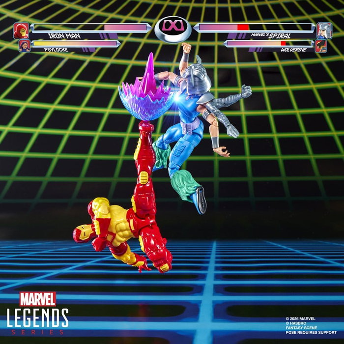 Hasbro Marvel Legends Marvel Games Pack de 2 figurines Iron Man & Spiral 15 cm