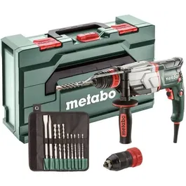 Metabo Marteau multifonctions UHE 2660-2 Quick, 800W, 3 joules, SDS-plus et serrage rapide, perçage percussion/2 vitesses et burinage, pour travaux professionnels