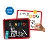 APLI KIDS Pizarra Magnética Doble Cara 19112 - Tableau Magnétique Blanc et Noir - Tableau à Craies et Marqueurs - Jouet Éducatif +3 Ans
