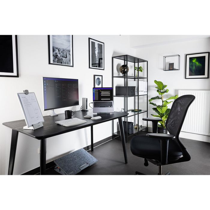 Kensington Rehausseur ergonomique Easy Riser Go avec système SmartFit pour PC portable ou tablette jusqu'à 14", ajustable et avec circulation d'air Kensington Rehausseur ergonomique Easy Riser Go avec système SmartFit pour PC portable ou tablette jusqu'à 14", ajustable et avec circulation d'air