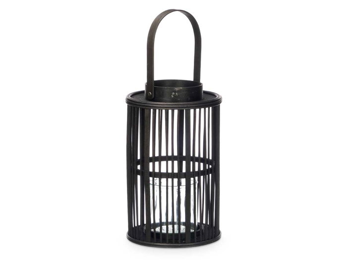 Giftdecor Lanterne en Bambou Noir pour Bougie Medium 18x44x18 cm (Set de 6) Giftdecor Lanterne en Bambou Noir pour Bougie Medium 18x44x18 cm (Set de 6)