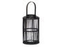 Giftdecor Lanterne en Bambou Noir pour Bougie Medium 18x44x18 cm (Set de 6)