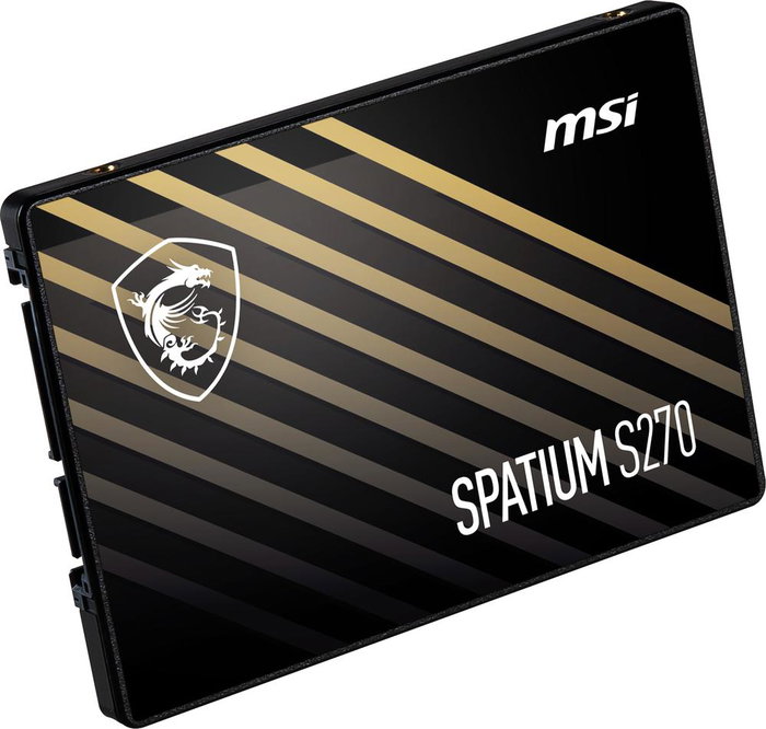 MSI SPATIUM S270 480 Go SSD 2.5" SATA III - Disque Dur Interne 500 Mo/s en Lecture