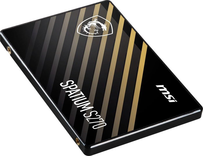 MSI SPATIUM S270 480 Go SSD 2.5" SATA III - Disque Dur Interne 500 Mo/s en Lecture