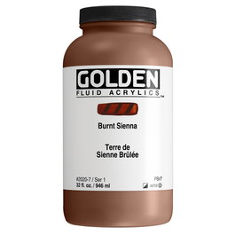 Golden Fluid Colores Acrílicos Tierra De Siena Tostada 946 ml