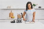 Ninja CB350EU - Batidora de vaso 3 en 1 Foodi Power Nutri 1200 W - Blender 3-en-1 avec jarre 2.1L, bol 400 ml et gobelet 700 ml - Technologie Auto-iQ - 10 vitesses