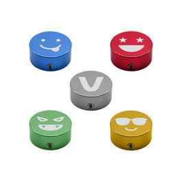 VALETON Kit de 5 boutons de potentiomètre pour pédale standard - Footswitch Caps