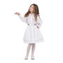 My Other Me Disfraz monada blanca - Costume de Noël Blanc avec Jupon, Capuche et Couvre-Épaules pour Fille - Taille 7-9 ans