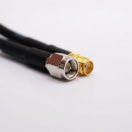 Panorama Antennas CS29 Câble coaxial 5m SMA mâle vers SMA femelle jaune