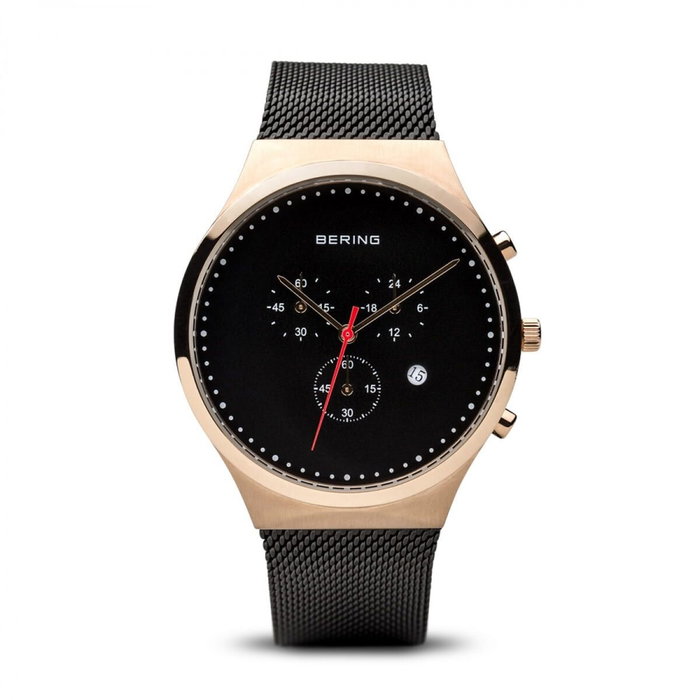 Bering 14740-166 - Montre analogique pour homme rose et noir