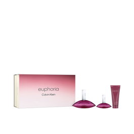 Calvin Klein Coffret Euphoria Eau de Parfum 100ml + 30ml et Lotion pour le Corps 100ml