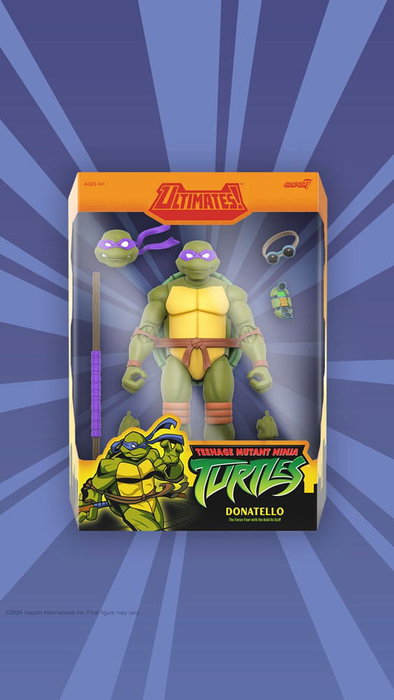 Super7 Teenage Mutant Ninja Turtles figurine Ultimates Wave 12 Donatello 18 cm