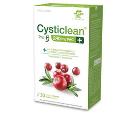 Cysticlean ProB 240 mg PAC et Probiotiques Canneberge - 30 Gélules