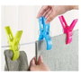 Poessa Pince à serviettes en PVC 14,5 x 10 cm en blister - assortiment de modèles