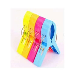 Poessa Pince à serviettes en PVC 14,5 x 10 cm en blister - assortiment de modèles