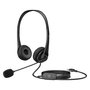 Casques avec Microphone HP Wired USB Headset Noir
