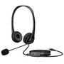 Casques avec Microphone HP Wired USB Headset Noir