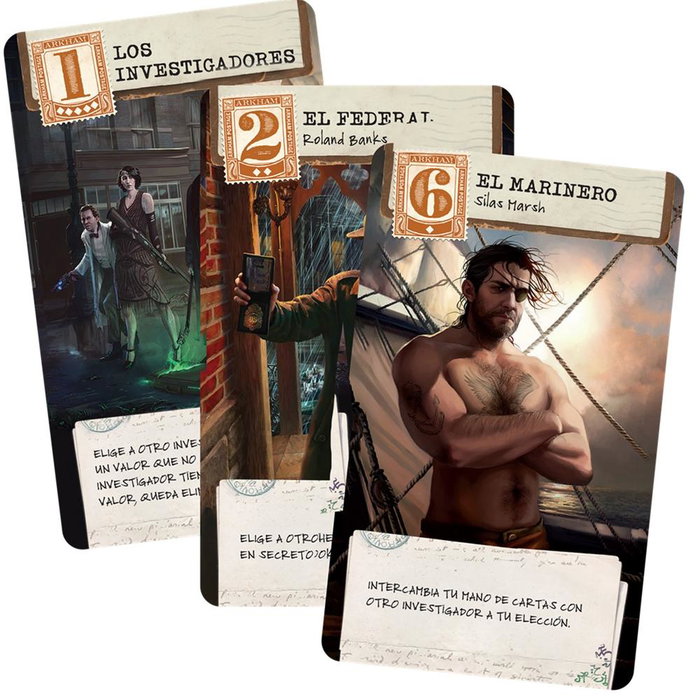 Asmodee ZMGLLF0101ES Jeu de Cartes Arkham Horror Lovecraft Letter, Espagnol