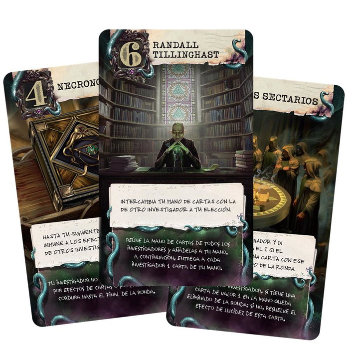 Asmodee ZMGLLF0101ES Jeu de Cartes Arkham Horror Lovecraft Letter, Espagnol