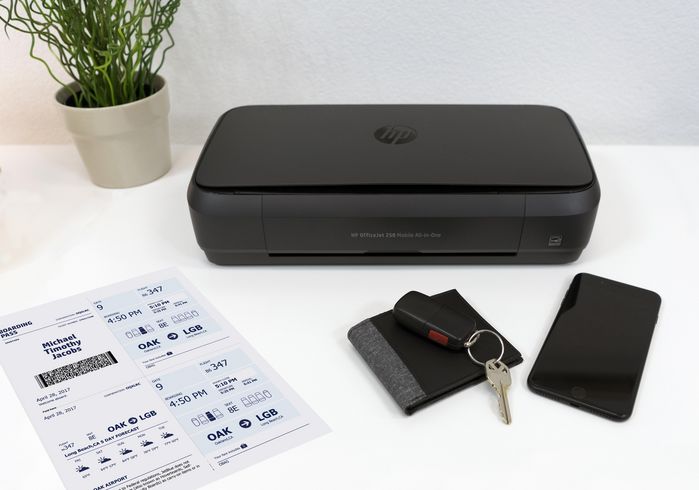 HP OfficeJet 250, imprimante portable tout-en-un Wi-Fi Direct, avec scanner et copieur, recharge automatique de documents, jusqu'à 9 ppm