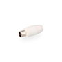 Edm Clavija TV 9,5mm droite mâle rétractée blanche