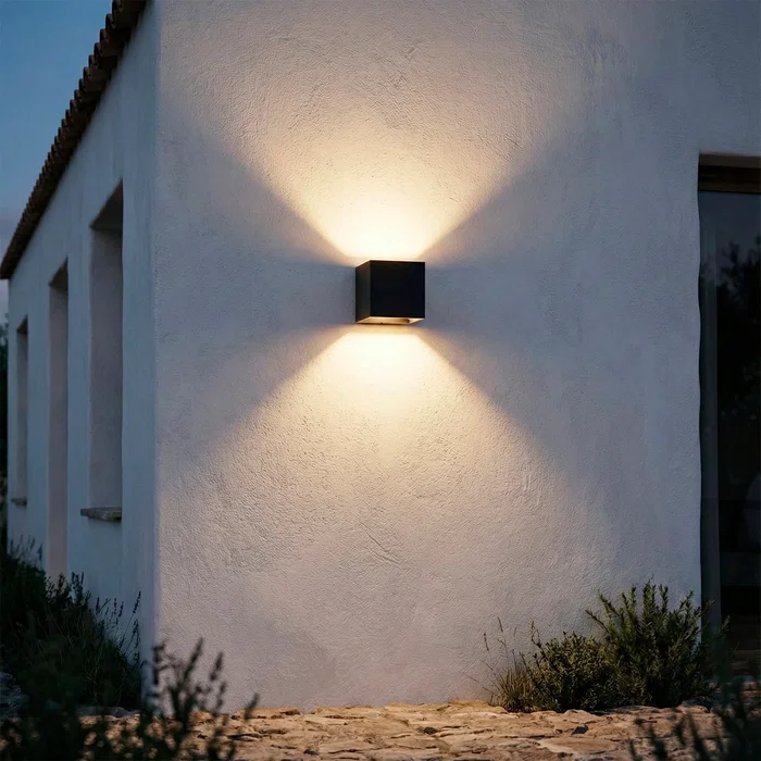Applique LED Solaire Extérieur IP65 2W avec Détecteur de Mouvement Radar et Batterie 2200 mAh