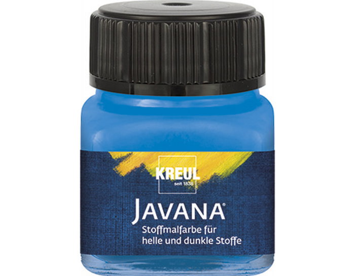 Kreul Peinture textile Javana opaque bleu 20ml Kreul Peinture textile Javana opaque bleu 20ml