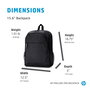 HP Prelude Pro Sac à Dos 15.6 Pouces pour Ordinateur Portable, Olive, Tissu Recyclé, Compartiment Padded, Passe-Câble, Garantie 1 An