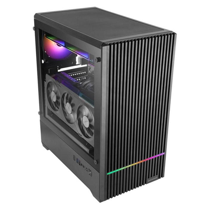Mars Gaming Caisse PC ATX MC-Quantum, 4 Ventilateurs 120mm, ARGB, USB-C, Cristal Trempé, Noir Mars Gaming Caisse PC ATX MC-Quantum, 4 Ventilateurs 120mm, ARGB, USB-C, Cristal Trempé, Noir