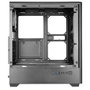 Mars Gaming Caisse PC ATX MC-Quantum, 4 Ventilateurs 120mm, ARGB, USB-C, Cristal Trempé, Noir
