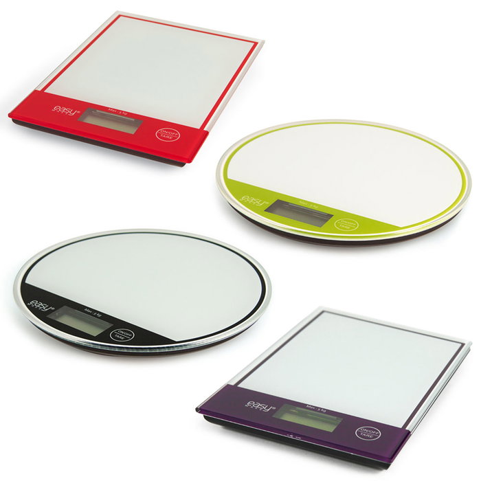 Easy Make Balance numérique fine assortie avec surface en cristal